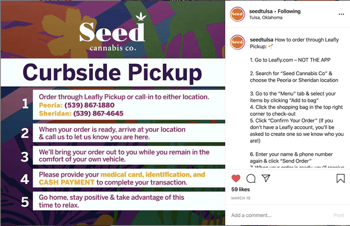 Seed Cannabis Co on Instagram