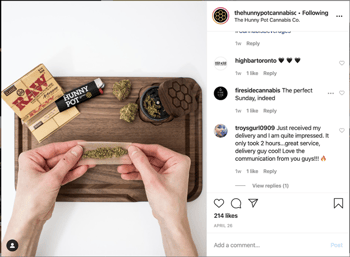 The Hunny Pot Cannabis Co on Instagram