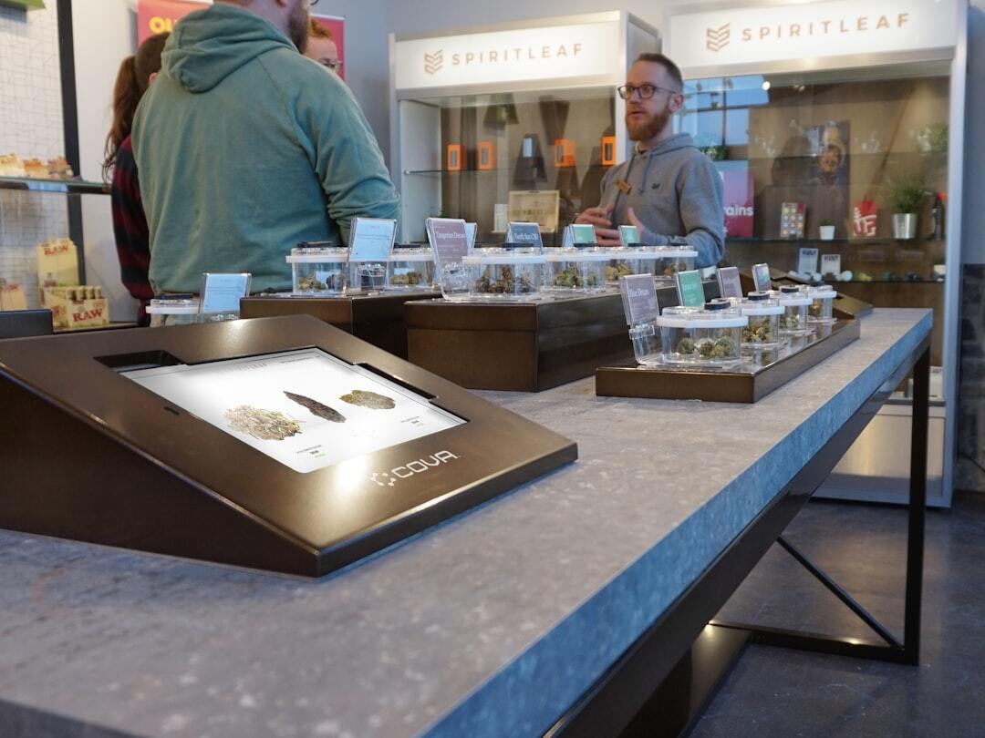 Cannabis dispensary display
