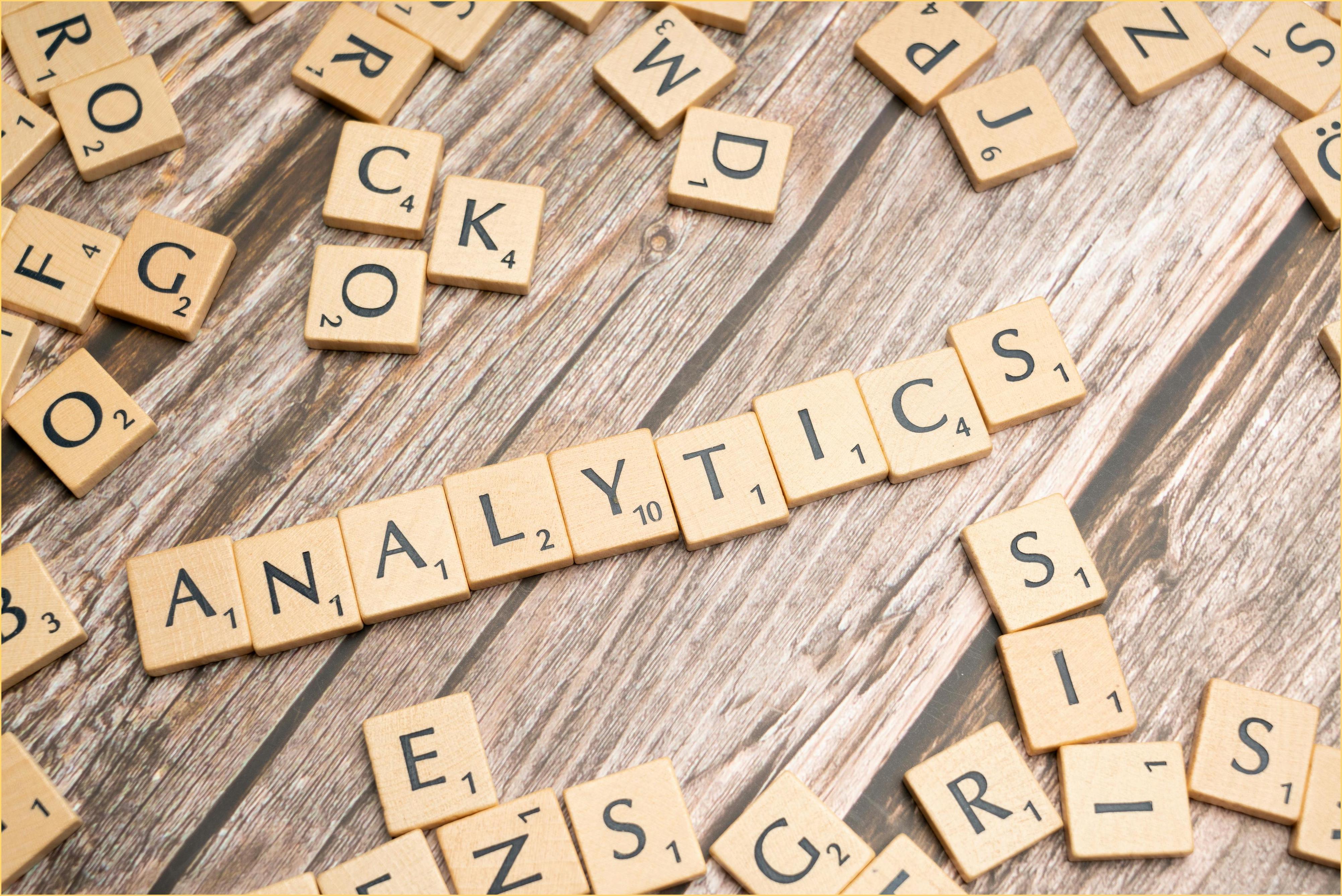 Scrabble tiles spelling analytics